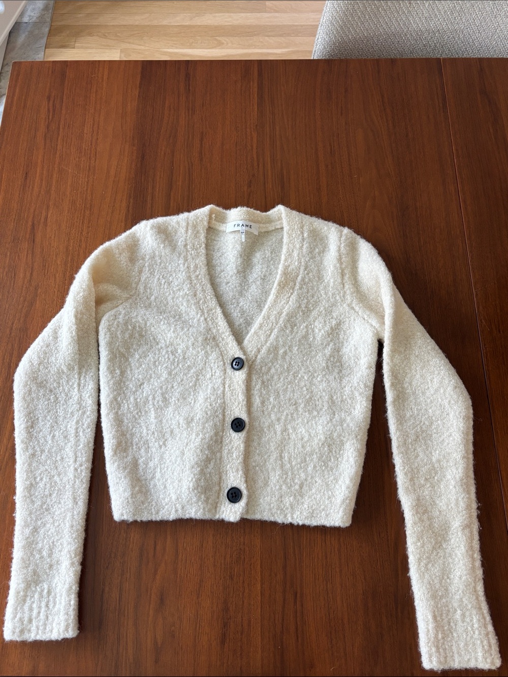 Frame Cropped Cardigan Size S